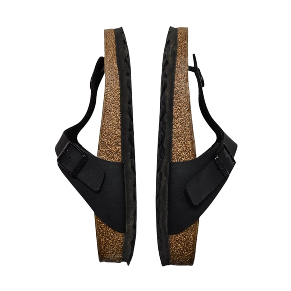 Birkenstock 39 Gizeh Sandals Black - Picture 3 of 8